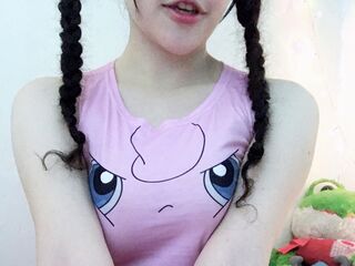 camgirl fingering shaved pussy YokoCam